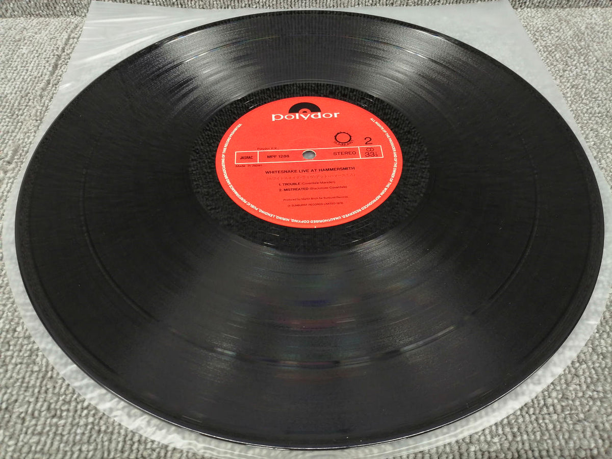 POLYDOR Analog record WHITESNAKE / LIVE AT HAMMERSMI