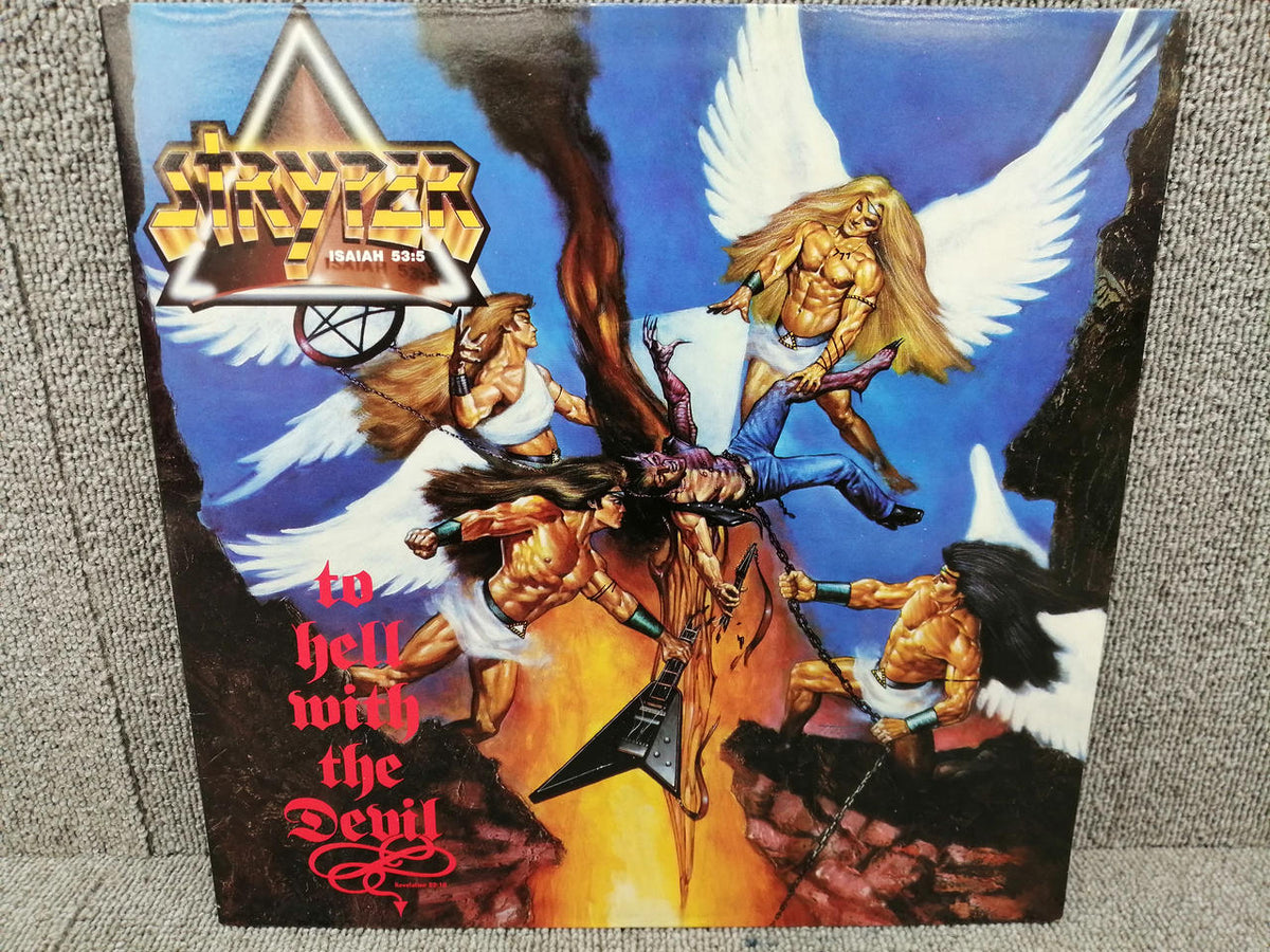 MUSIC FOR NATIONS Analog Record STRYPER/TO HELL WITH THE DEV