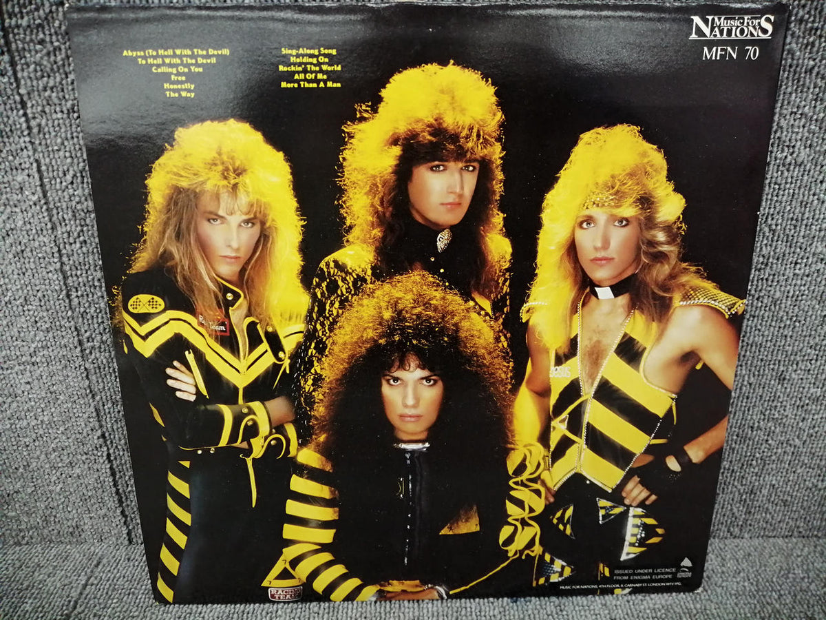 MUSIC FOR NATIONS Analog Record STRYPER/TO HELL WITH THE DEV