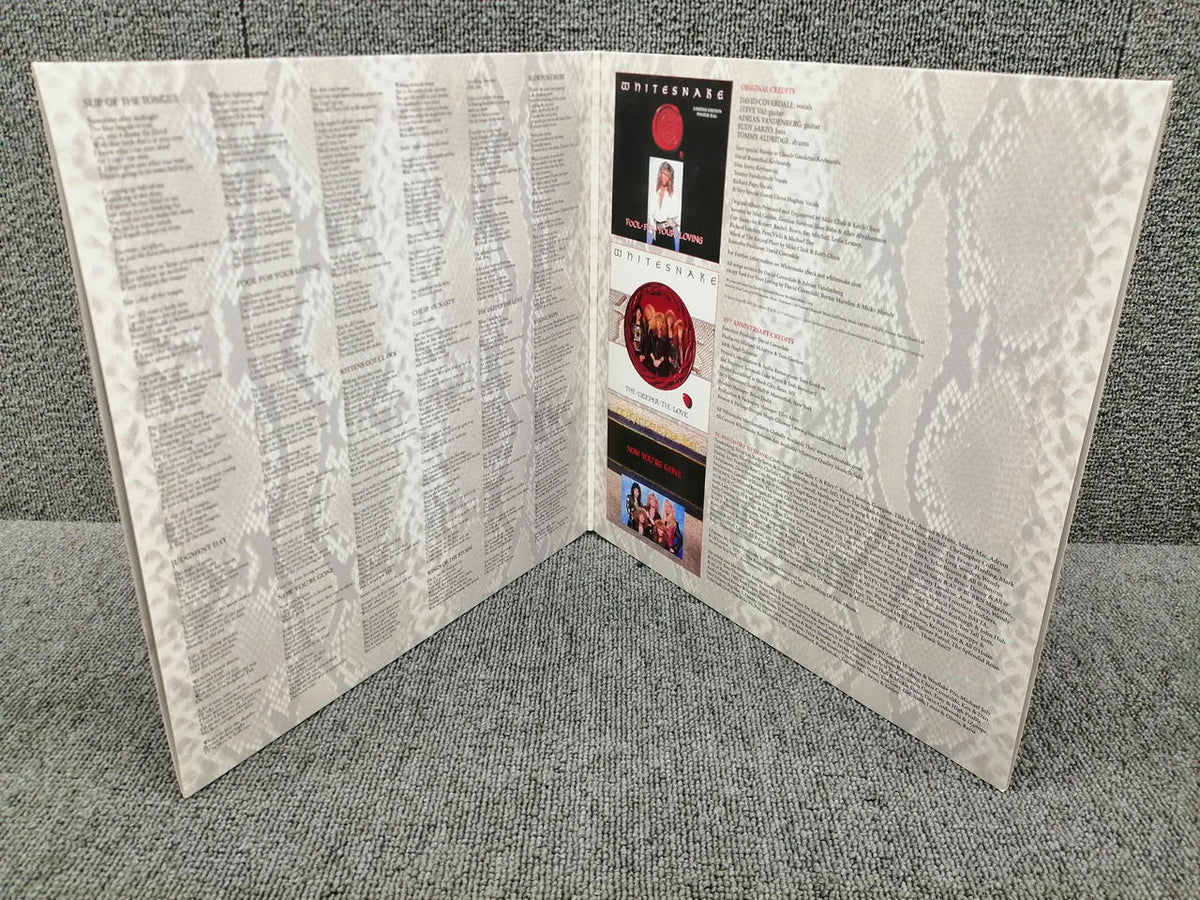 RHINO RECORDS Analog Record WHITESNAKE/SLIP OF THE TONGU