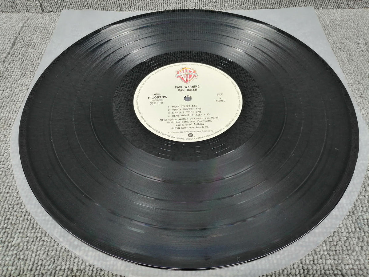 WARNER BROS. RECORDS Analog Record VAN HALEN/FAIR WARNING