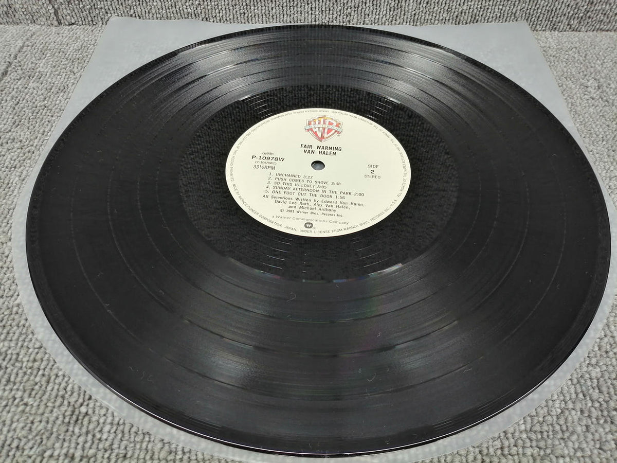 WARNER BROS. RECORDS Analog Record VAN HALEN/FAIR WARNING
