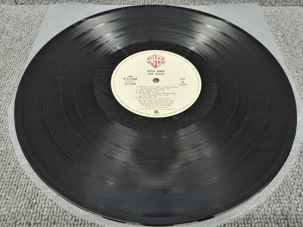 WARNER BROS. RECORDS Analog Record VAN HALEN / DIVER DOWN