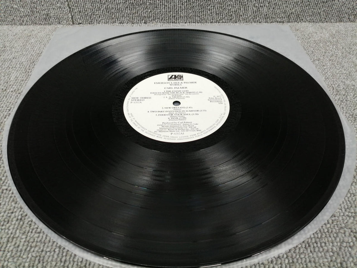 ATLANTIC Analog Record ELP/WORKS VOLUME 1