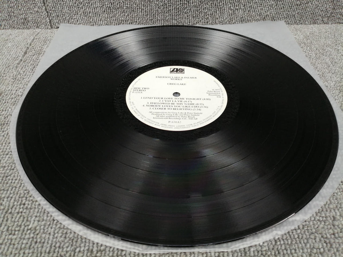 ATLANTIC Analog Record ELP/WORKS VOLUME 1