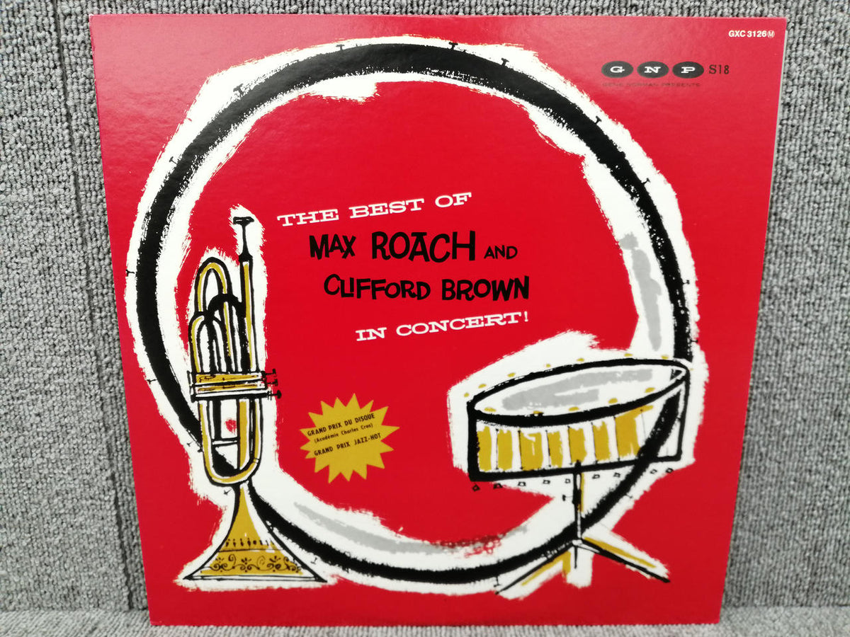 GNP Analog Record THE BEST OF MAX ROACH AND CLI