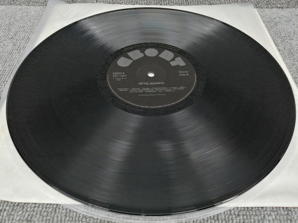 EBONY RECORDS Analog Record METAL MANIAXE