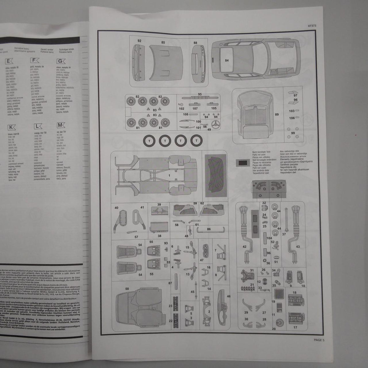 REVELL 1/24 Plastic Model FERRARI 365 GTB4 DAYTONA - Banzai Thrifting | BanzaiHobby