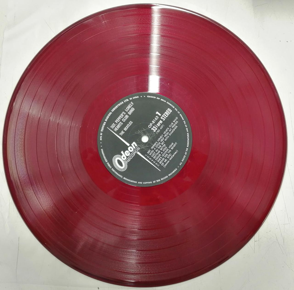 ODEON The Beatles/Sgt. Pepper's Lonely Hearts Club OP-8163