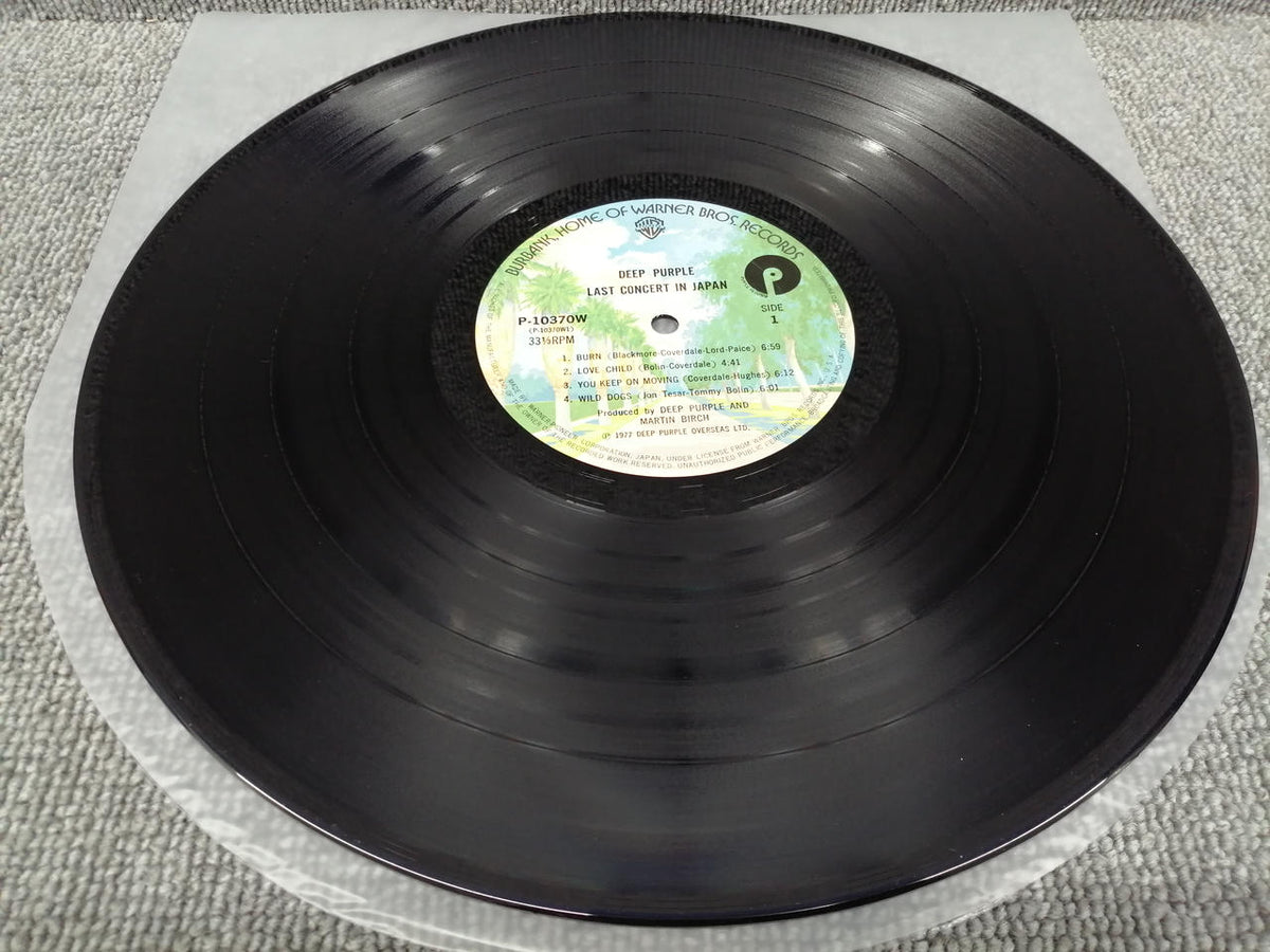 WARNER BROS. RECORDS Analog Record DEEP PURPLE/LAST CONCERT IN JA