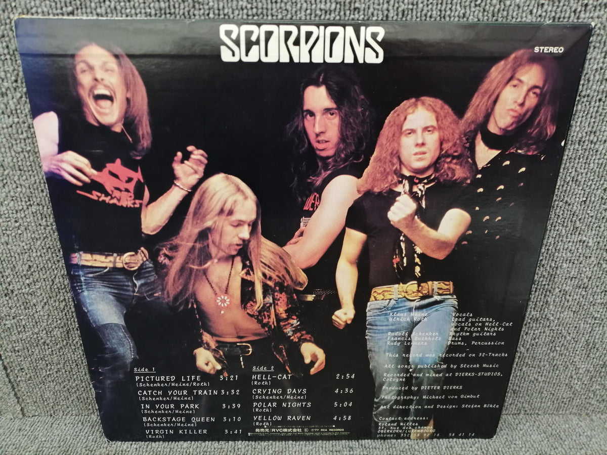 RVC Corporation Record SCORPIONS/VIRGIN KILLER