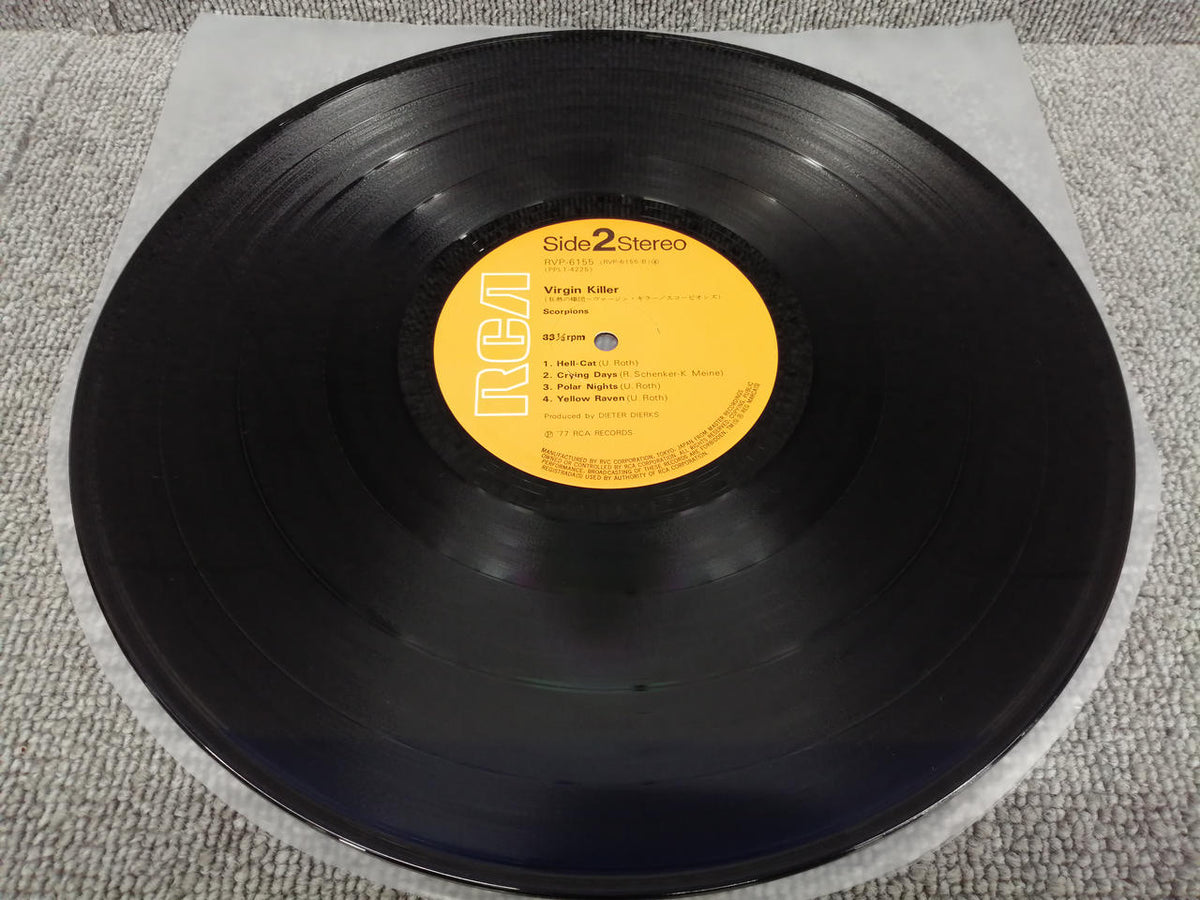 RVC Corporation Record SCORPIONS/VIRGIN KILLER