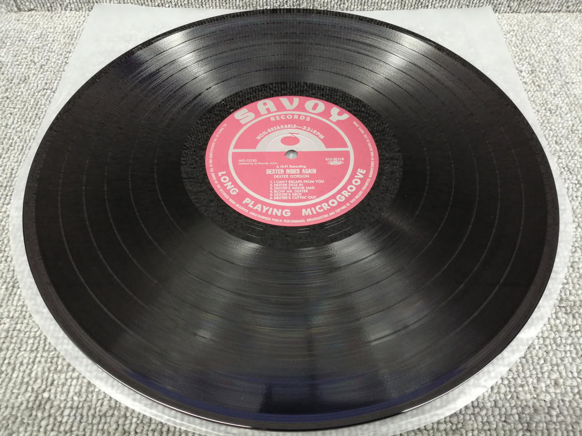SAVOY RECORDS DEXTER GORDON/DEXTER RIDES AGA KIJJ-2011
