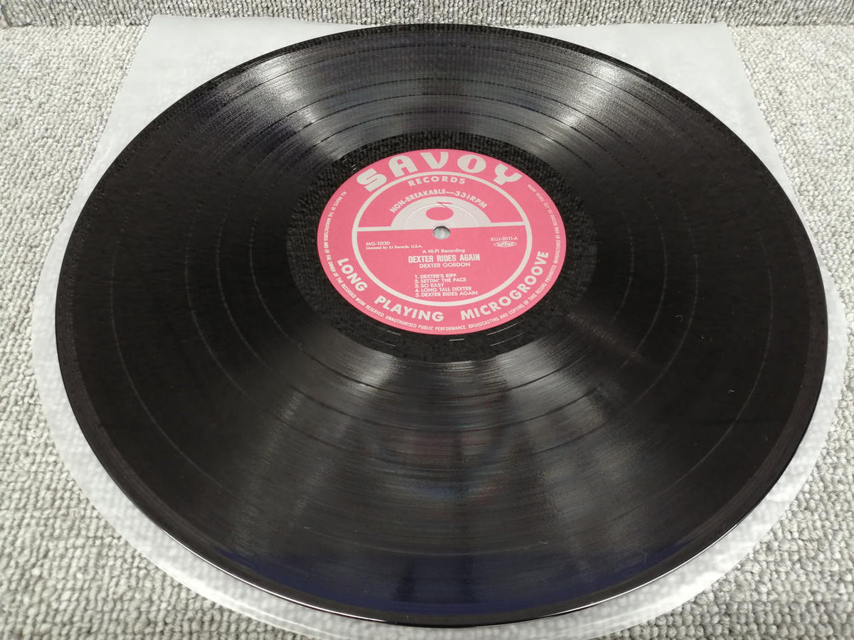 SAVOY RECORDS DEXTER GORDON/DEXTER RIDES AGA KIJJ-2011