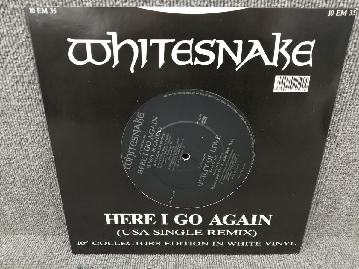 EMI Vinyl Record WHITESNAKE / HERE I GO AGAIN