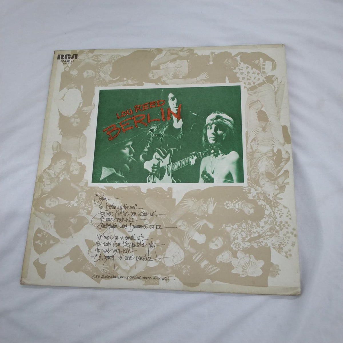 [JUNK] RCA Berlin/Lou Reed RCA-6181