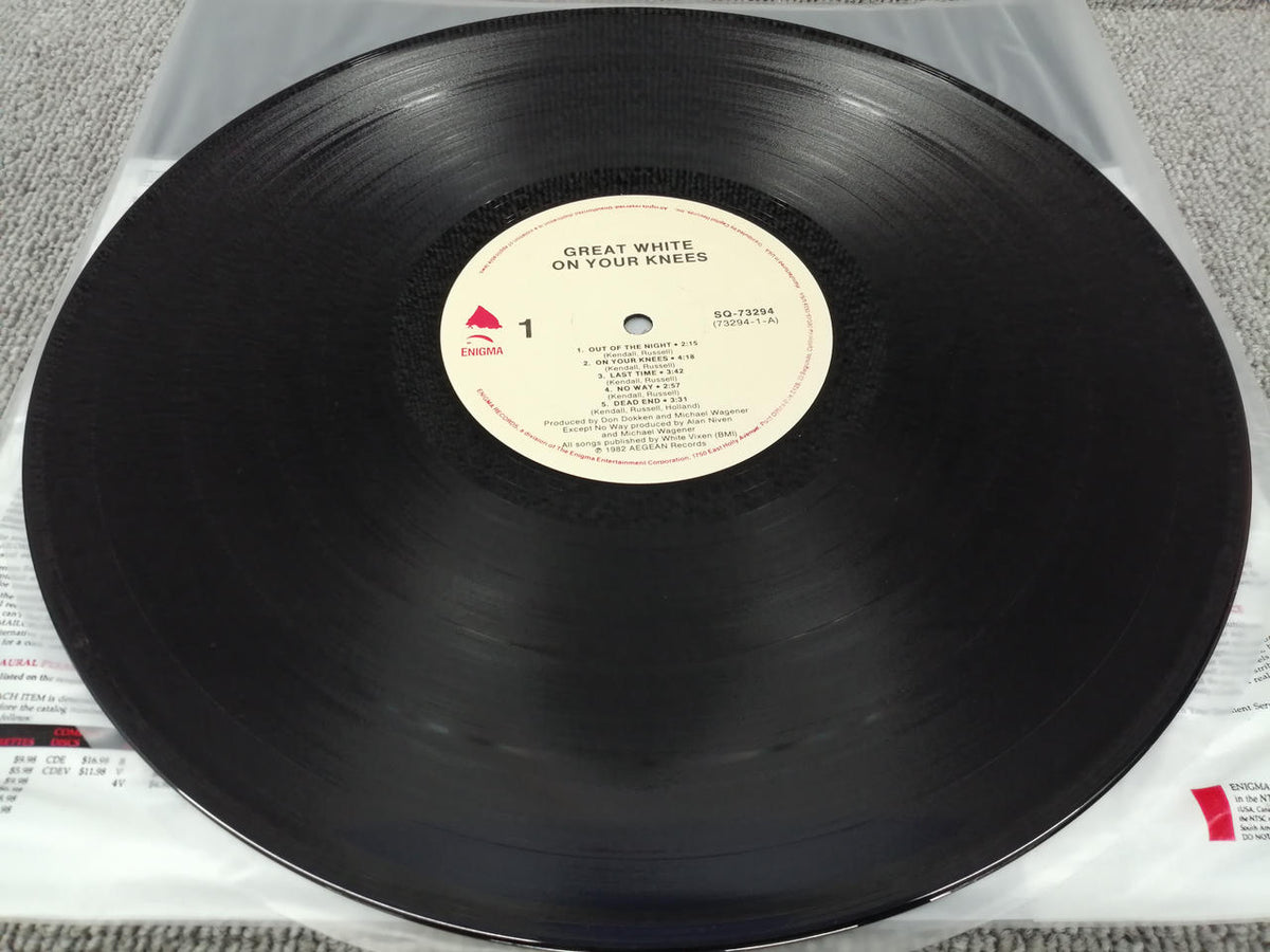 ENIGMA RECORDS GREAT WHITE/ON YOUR KNEES (THE SQ-73294