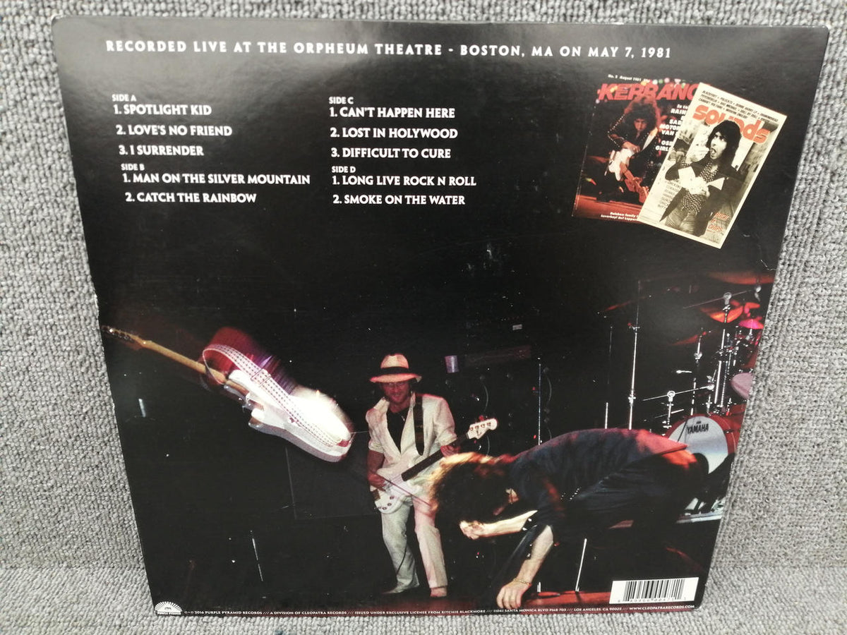 PURPLE PYRAMID RAINBOW/BOSTON 1981 CLO 0047
