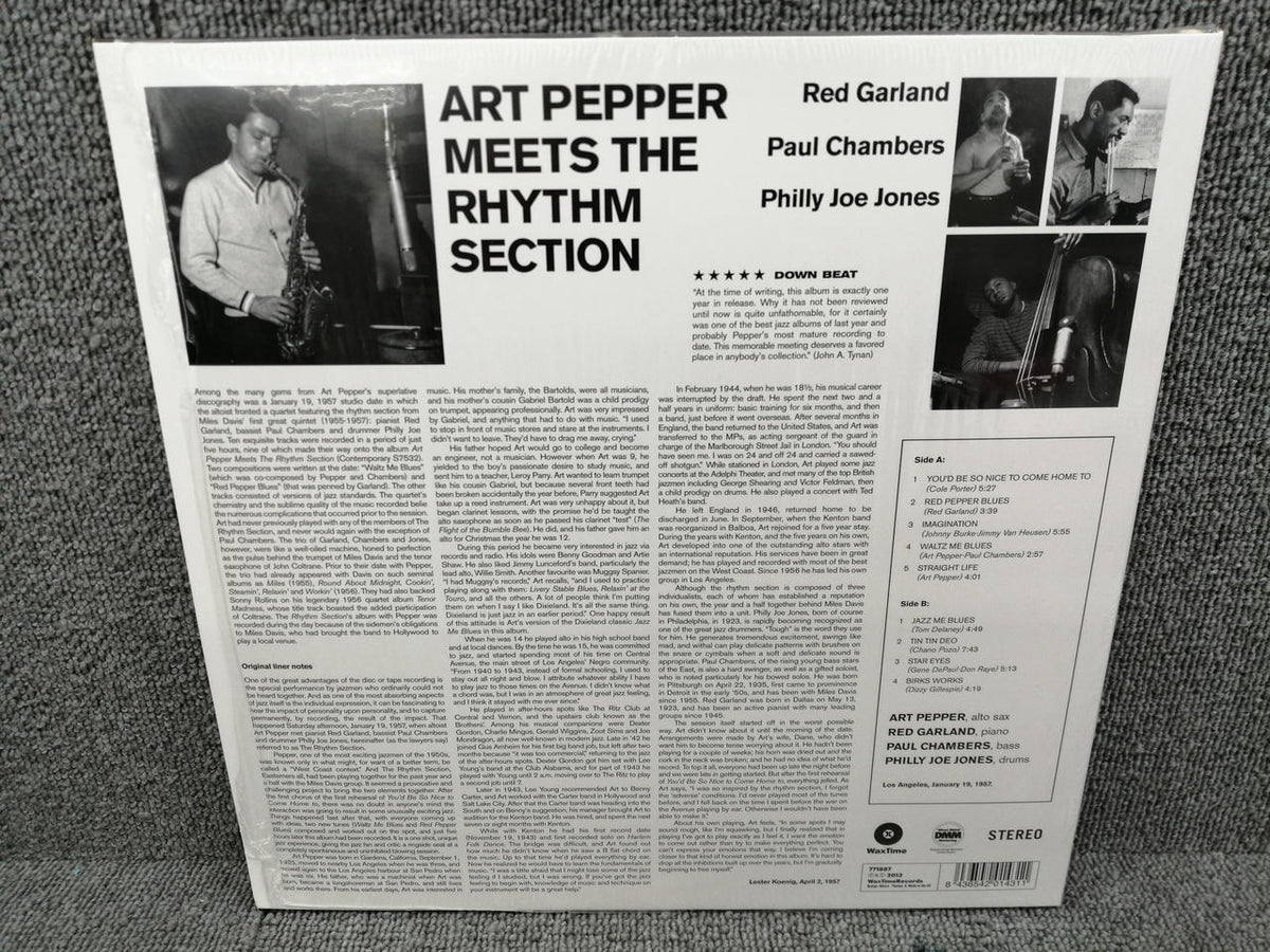 WAXTIME ART PEPPER/ART PEPPER MEETS TH 771887