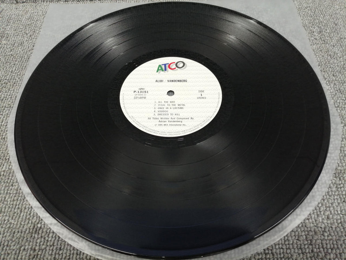 ATCO RECORDS VANDENBERG/ALIBI P-13151