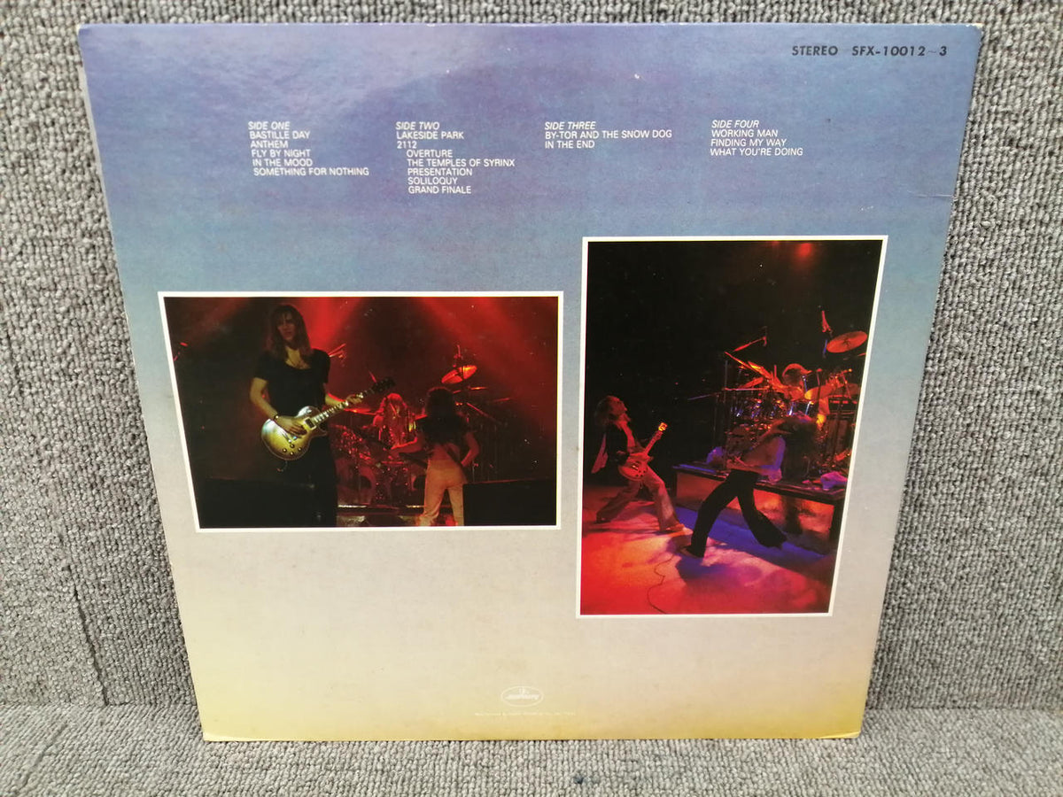 MERCURY LP ALL THE WORLD'S A STAGE/RUSH