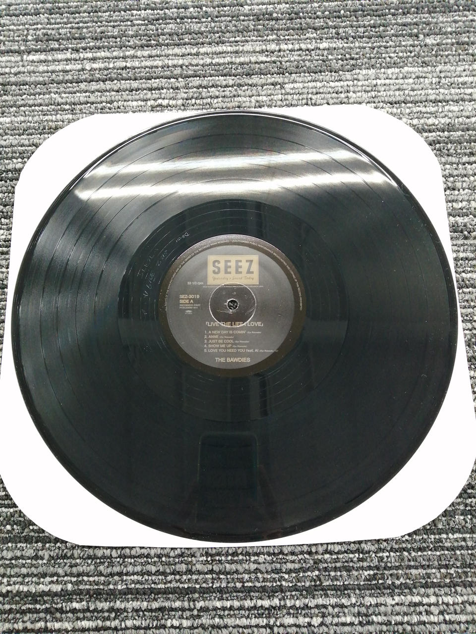 SEEZ THE BAWDIES / LIVE THE LIFE I SEZ-3019