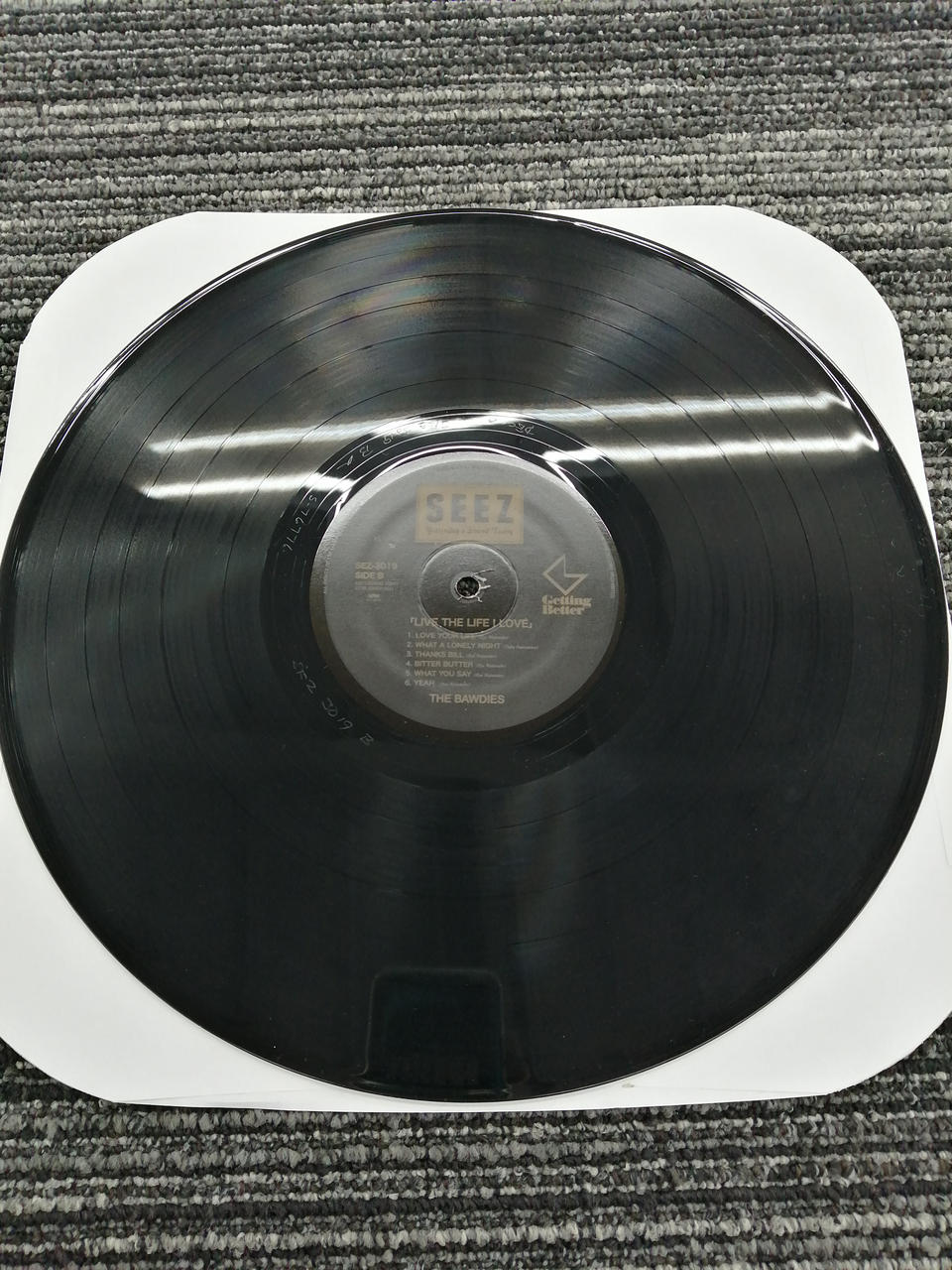 SEEZ THE BAWDIES / LIVE THE LIFE I SEZ-3019