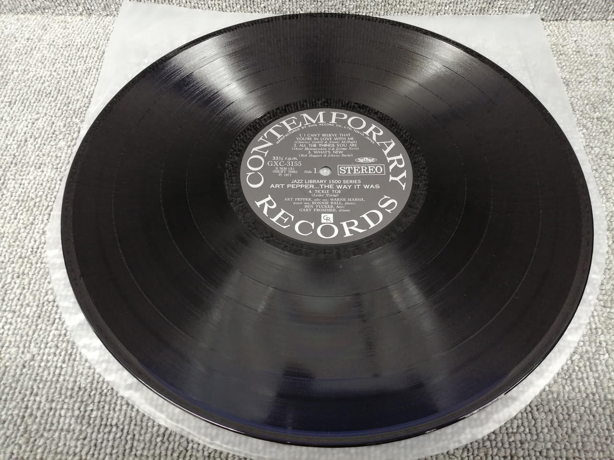 CONTEMPORARY RECORDS ART PEPPER/... THE WAY IT WAS! GXC-3155