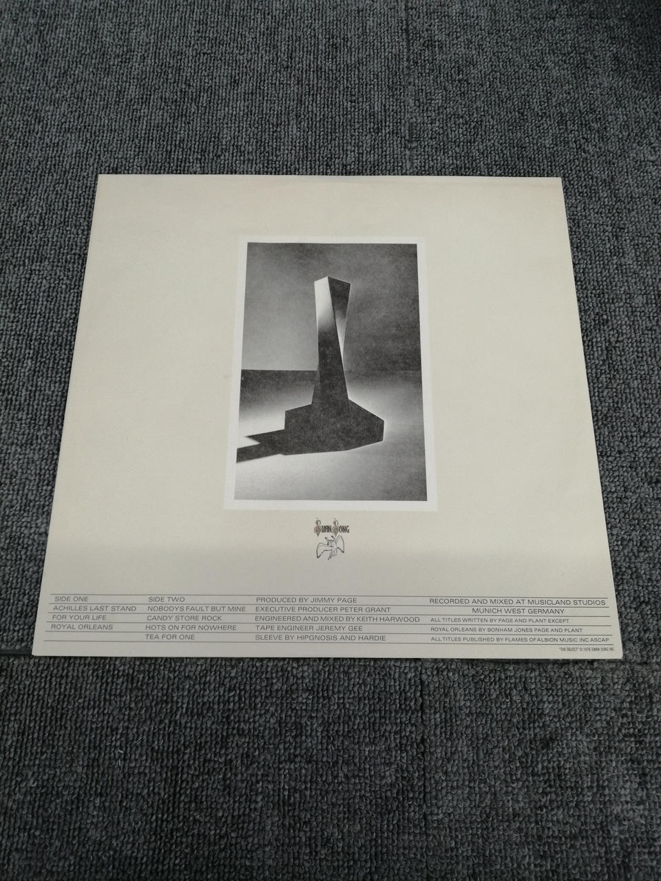 SWAN SONG LED ZEPPELIN/PRESENCE P-6521N