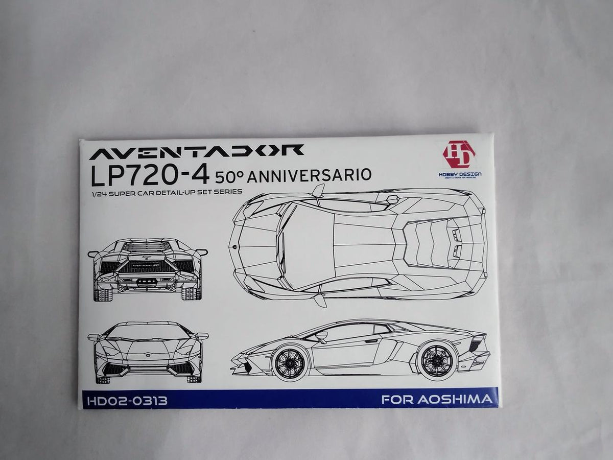 AOSHIMA "Unassembled" 1/24 Aventador LP720-4 Detail-Up Parts Set - Banzai Thrifting | BanzaiHobby