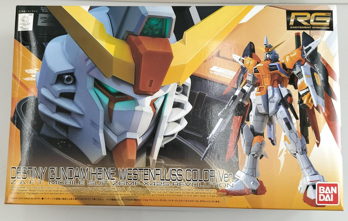 Bandai RG Destiny Gundam Heine Westenfull Scholar 'Mobile Suit Gundam SEED DESTINY'