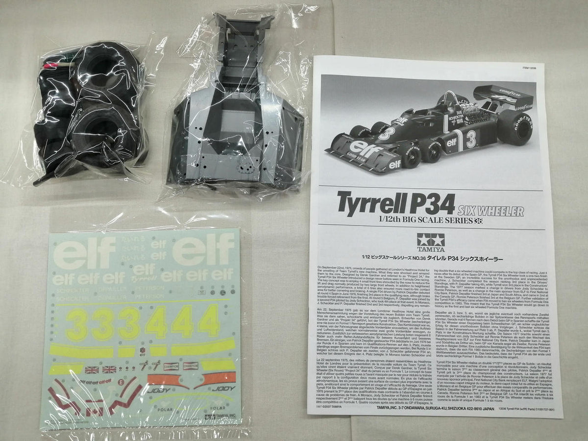 TAMIYA 1/12 Big Scale Series Tyrell P34 Six-Wheeler - Banzai Thrifting | BanzaiHobby