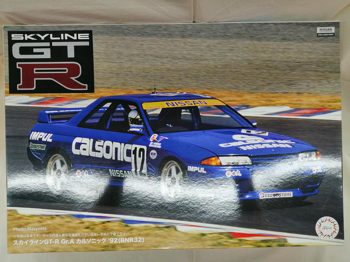FUJIMI 1/12 AXES Series Skyline GT-R GR. A Calsonic '92 BNR3 - Banzai Thrifting | BanzaiHobby