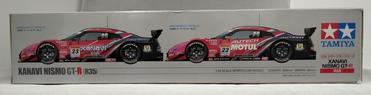 TAMIYA [Inner bag unopened] XANAVI NISMO GT-R (R35) 1/24 Xanavi NISMO ITEM 24308 - Banzai Thrifting | BanzaiHobby