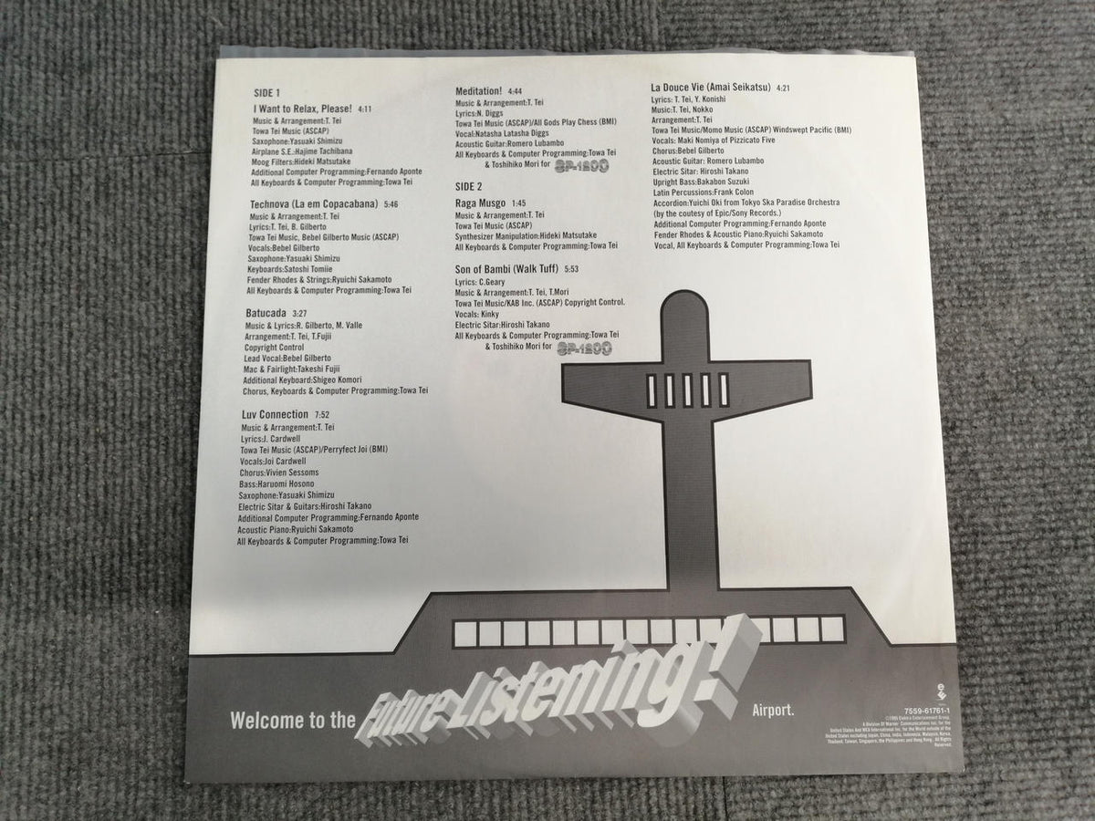 WARNER MUSIC MANUFACTURING EUR TOWA TEI FUTURE LISTENING! 7559-61761-1