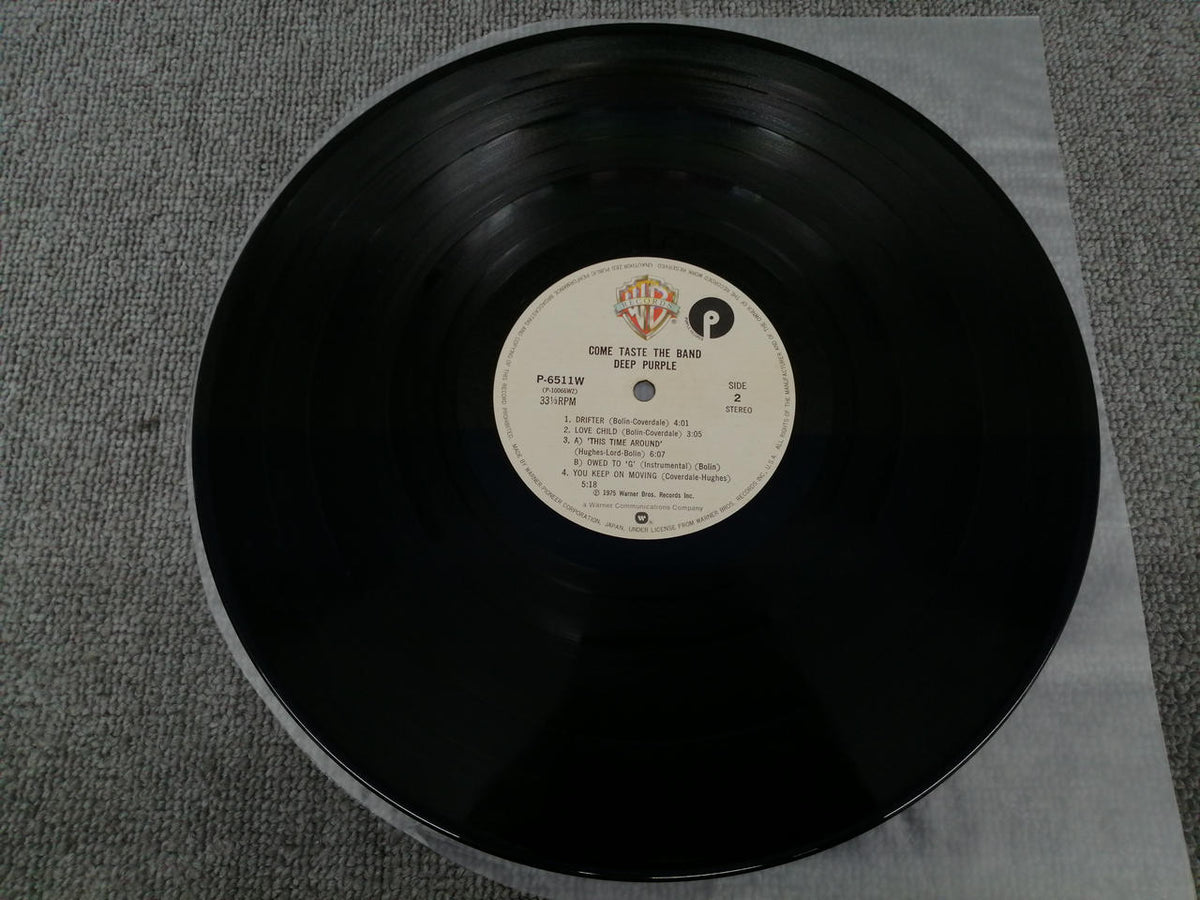 WARNER BROS RECORDS DEEP PURPLE/COME TASTE THE AND P-6511W