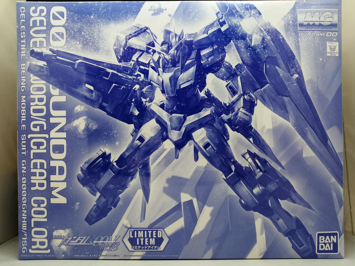 BANDAI MG Double O Gundam Seven Sword/G Clear Color Mobile Suit Gundam 00V War Chronicle