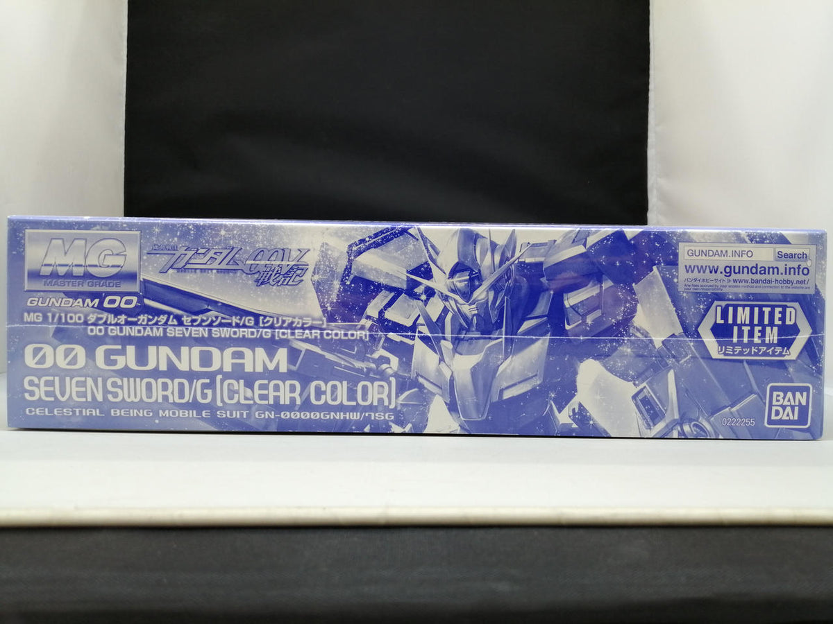 BANDAI MG Double O Gundam Seven Sword/G Clear Color Mobile Suit Gundam 00V War Chronicle