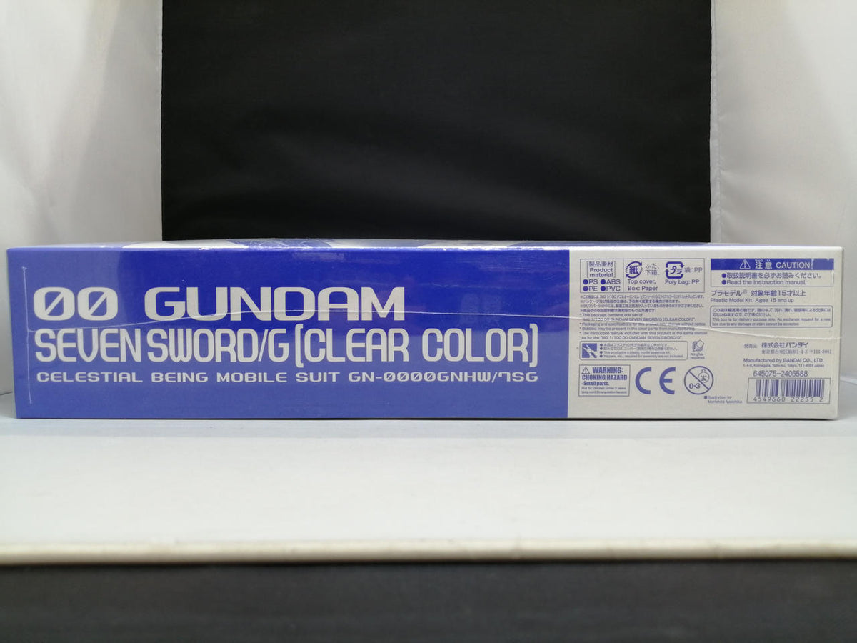 BANDAI MG Double O Gundam Seven Sword/G Clear Color Mobile Suit Gundam 00V War Chronicle