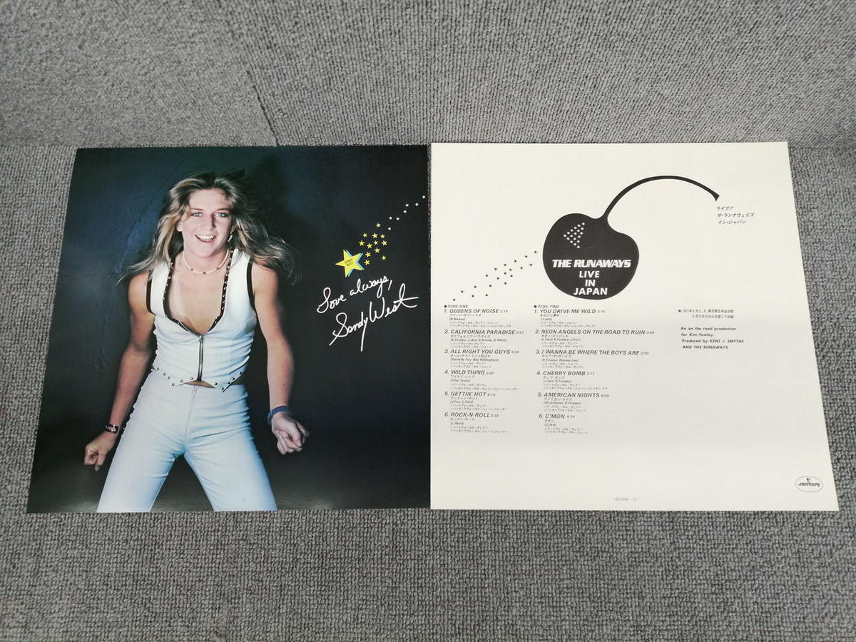 Mercury Records THE RUNAWAYS/LIVE IN JAPAN RJ-7249