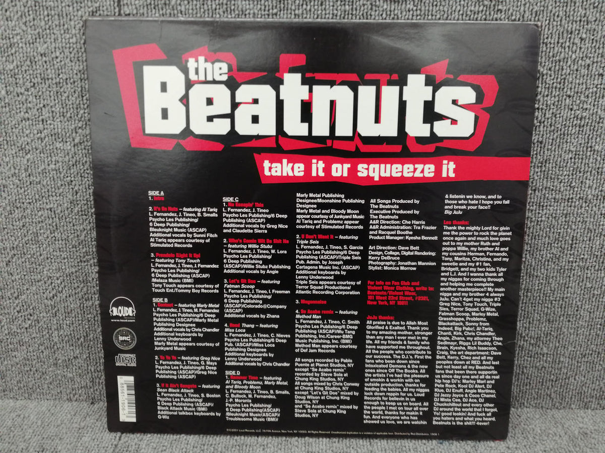 LOUD RECORDS THE BEATNUTS/TAKE IT OR SQUEEZ 1906-1