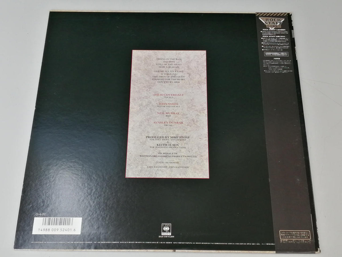 CBS/SONY Whitesnake/Serpens Albus 28AP-3310
