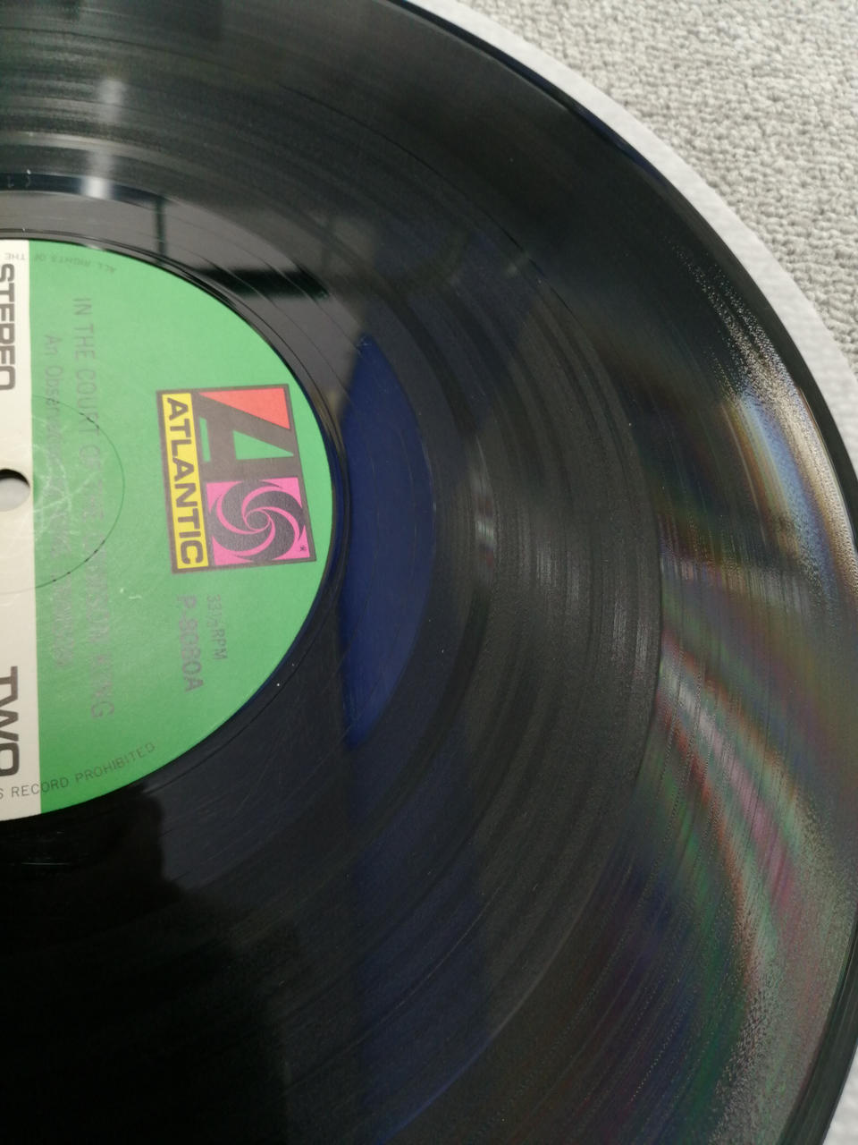 Atlantic KING CRIMSON/AIN THE COURT OF P-8080A