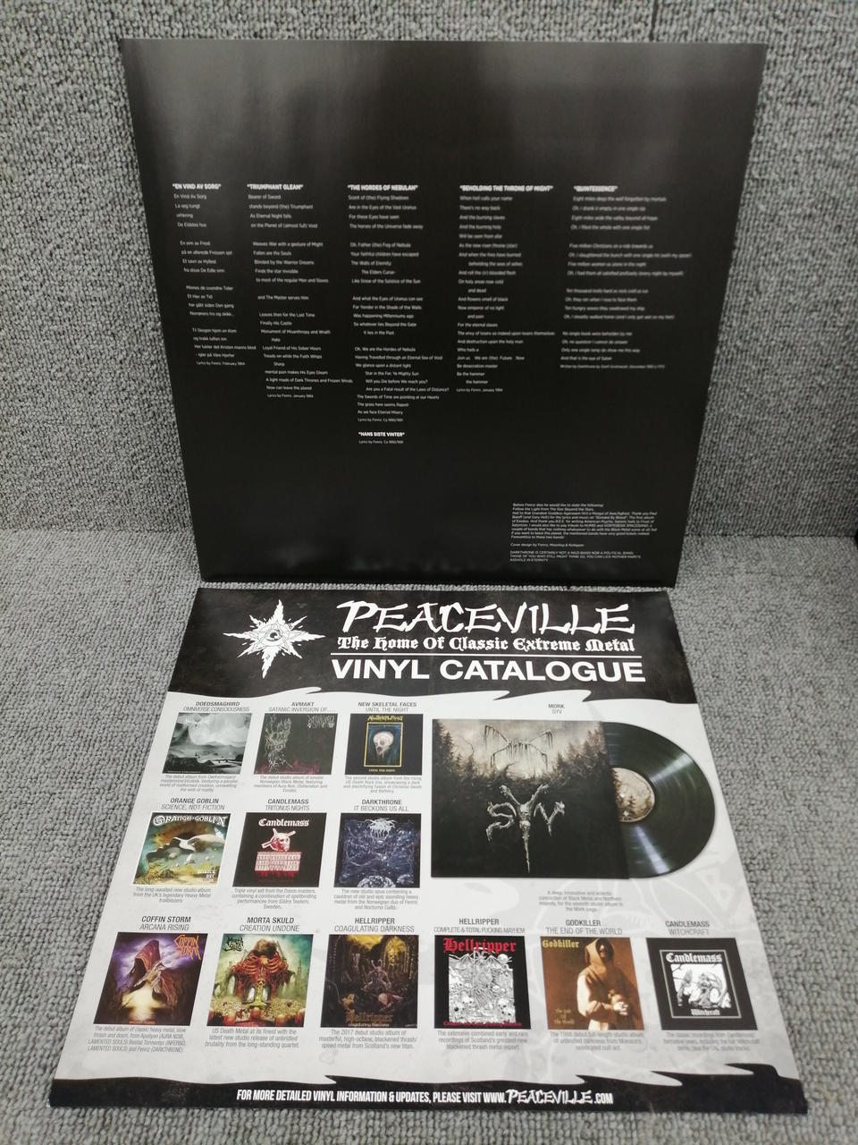 PEACEVILLE DARKTHRONE/PANZERFAUST VILELP1230