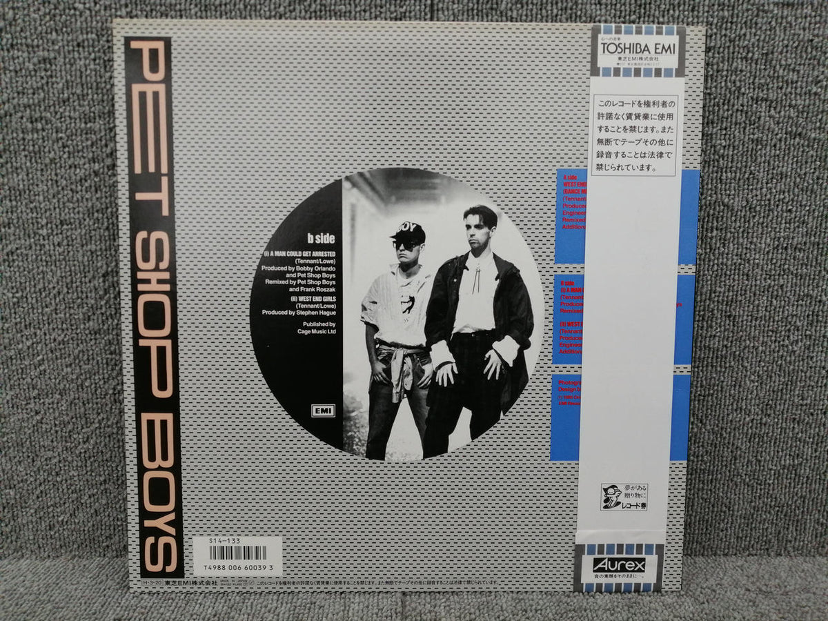 Toshiba EMI PET SHOP BOYS/WEST END GIRLS S14-133
