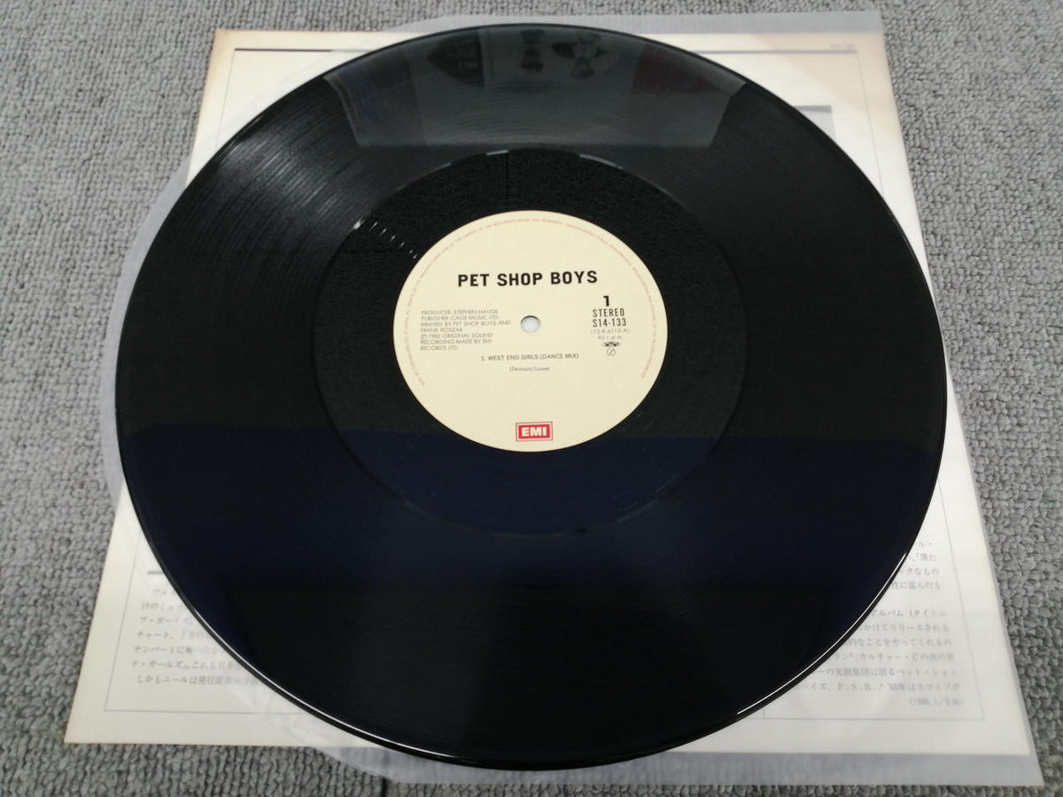 Toshiba EMI PET SHOP BOYS/WEST END GIRLS S14-133