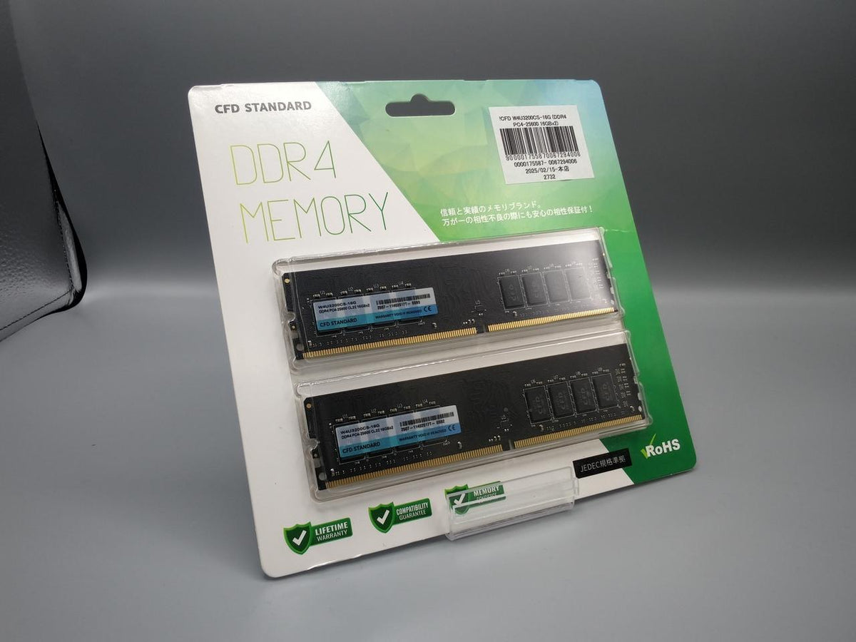 CFD DDR4 Memory 16GB×2 W4U3200CS-16GB