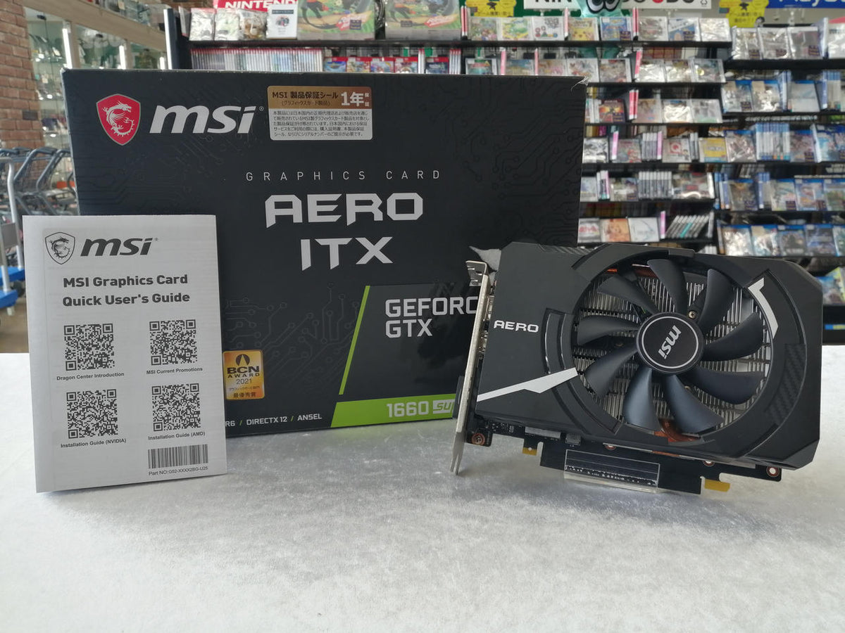 MSI Graphics Board: GTX 1660 SUPER AERO ITX OC