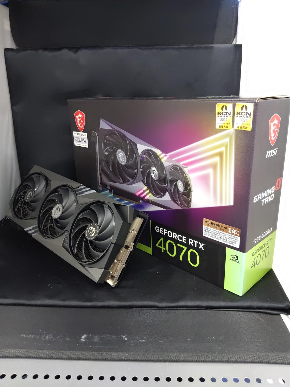 MSI Graphics RTX4070 GAMING X TRIO 12G