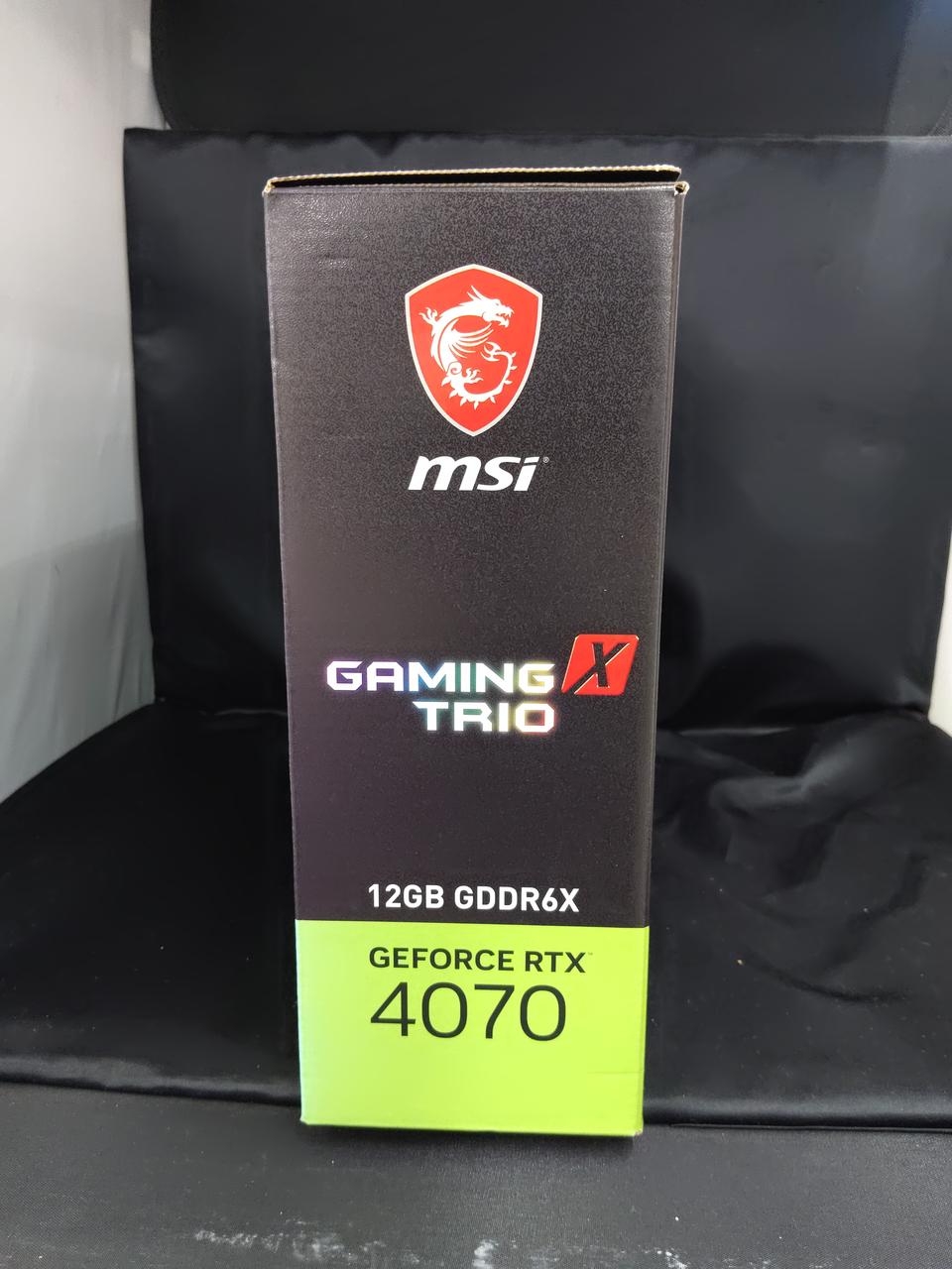 MSI Graphics RTX4070 GAMING X TRIO 12G